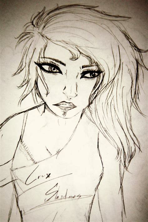 Grudge Girl Sketch By Gothchick1995 On Deviantart