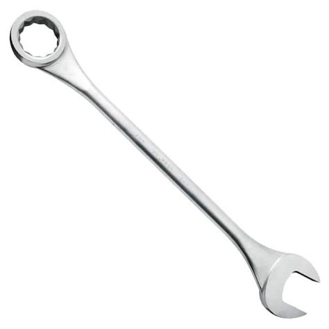 Urrea 2 58 In 12 Point Combination Chrome Wrench 1284 The Home Depot