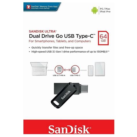 Sandisk Ultra 64gb Usb C Dual Flash Drive Flash Trend