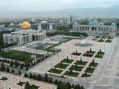 Modern Ashgabat Ashgabat Capital Of Turkmenistan Central