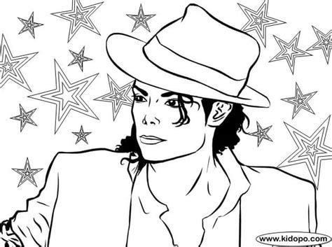 You could also print the image by clicking the print button above the image. Michael Jackson Coloring Page