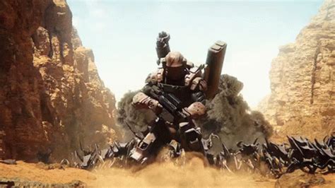 Slide Gif Starship Troopers Traitor Of Mars Slide Discover Share Gifs