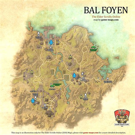Eso Bal Foyen Map Map Of Us West 480 The Best Porn Website