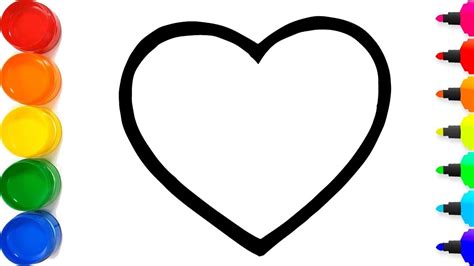 # 매직 토이 아트 magic toy arthi guys~i'm going to draw a glitter heart today.have a nice day. Glitter Rainbow Heart coloring and drawing for Kids - Cara ...