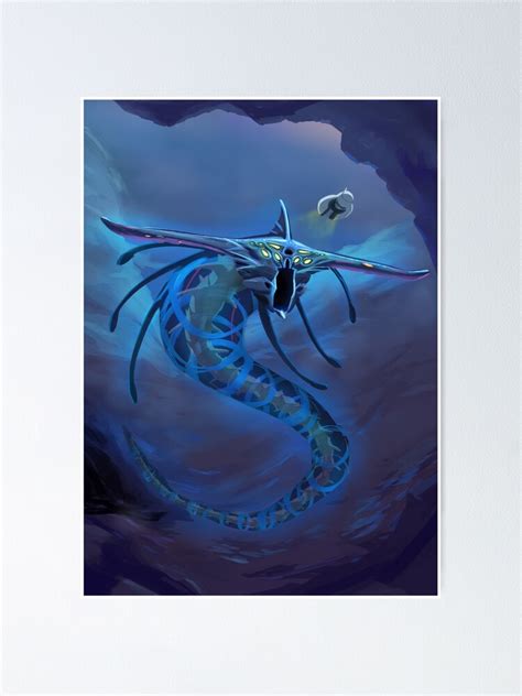Subnautica Ghost Leviathan Poster For Sale By Choknater Redbubble