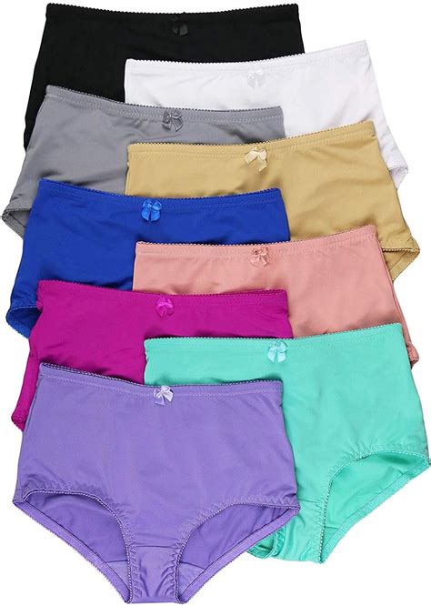 tobeinstyle women s pack of 6 high rise girdle panties amazon ca clothing and accessories