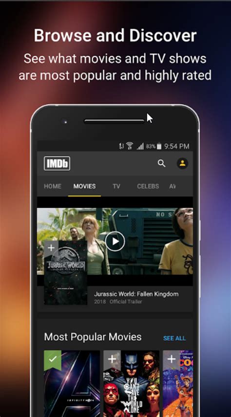 Imdb Your Guide To Movies Tv Shows Celebrities لنظام Android تنزيل