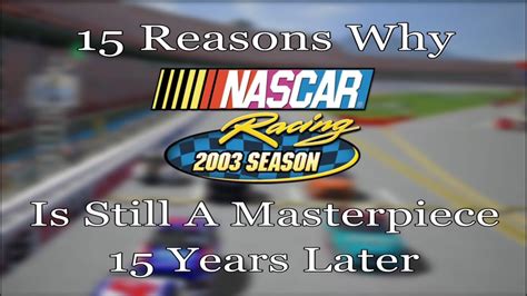 My son is a cyborg 116 comments 1 day ago @wild'ish. 15 Reasons Why NASCAR Racing 2003 Is Still A Masterpiece ...