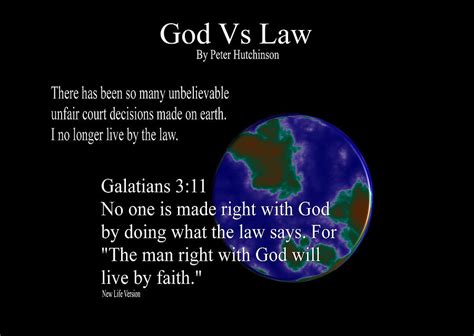 God Vs Law Photograph By Bible Verse Pictures
