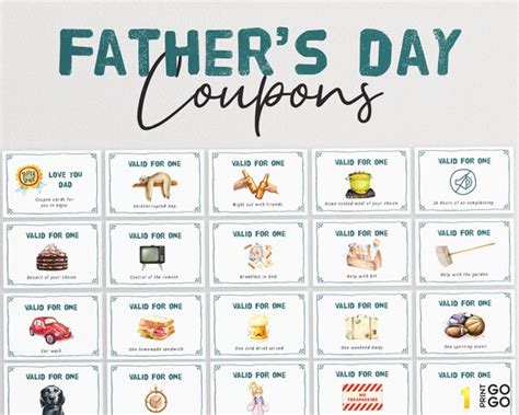 father s day coupons fathers day t coupon activity etsy
