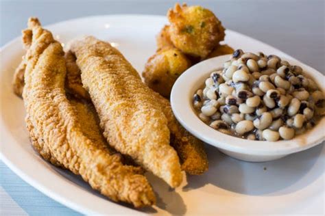 Heat vegetable oil in a frying pan and add potato mixture with a table spoon in the form of small flat cakes. Five to Try: 5 of our favorite spots to enjoy fried catfish