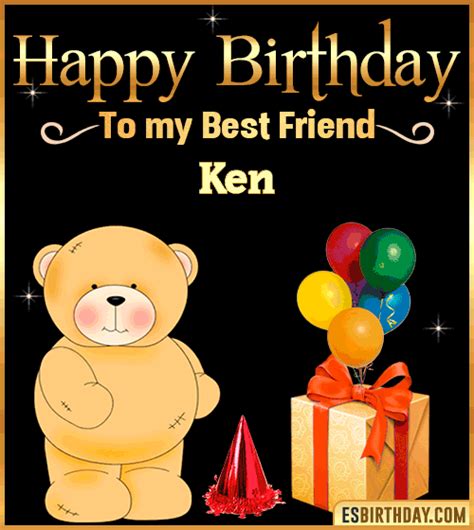 Happy Birthday Ken  🎂 Images Animated Wishes【28 S】