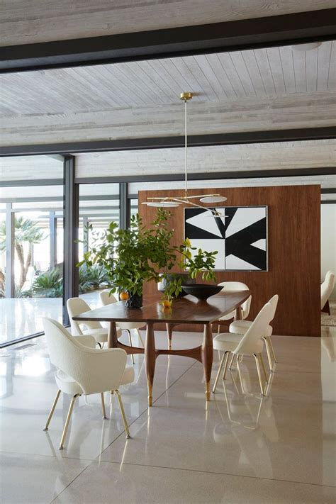 Dining room suites classic dinning table set. Harvey House by Marmol Radziner | Luxury dining room ...