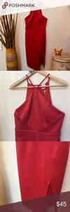 Angel Biba Red Dress With Straps New With Tags Black Short Sleeve