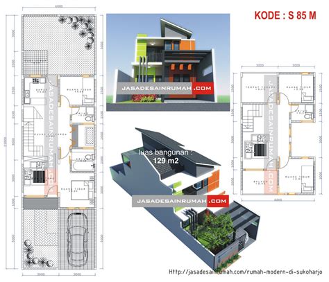 Sehingga bisa jadi kamu akan mendapati lahan kecil yang memanjang ke belakang. 67 Desain Rumah Minimalis Memanjang Ke Belakang | Desain ...