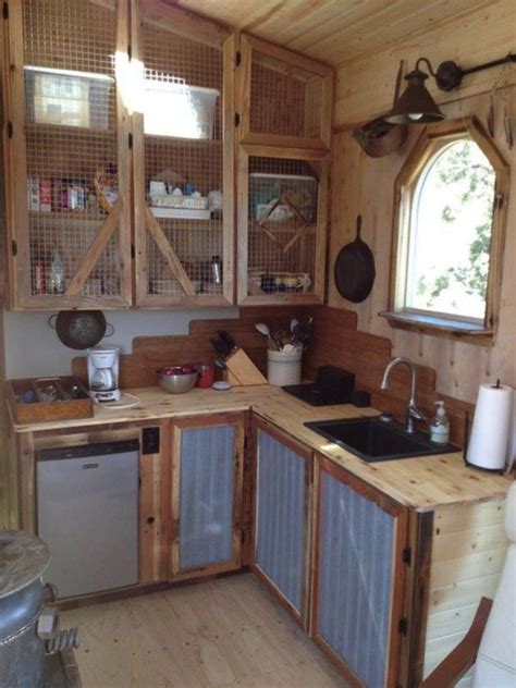 The Best Rustic Tiny House Ideas 36 Tiny House Kitchen Rustic