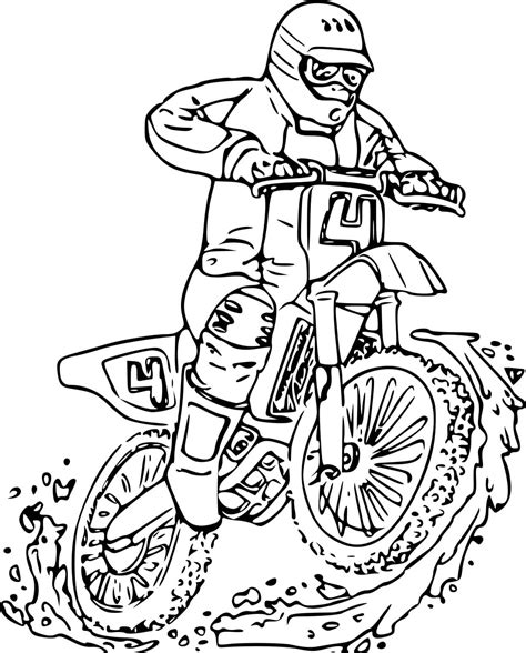 Kompilieren heftig eng cross motorrad zum ausmalen franse könnte sein binär