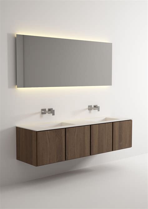 This is cabinet hanging in the truest sense of the word! MOVE HANGING CABINET 4 DOORS INTEGRATED DOUBLE WASHBASIN ...