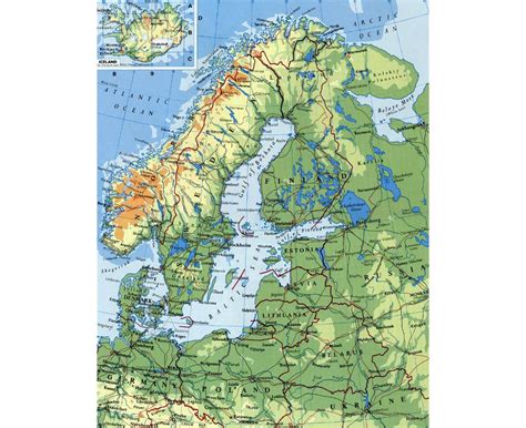 Scandinavian Peninsula Map Of Scandinavian Countries