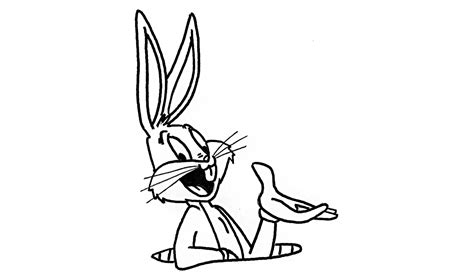 looney tunes bugs bunny drawing