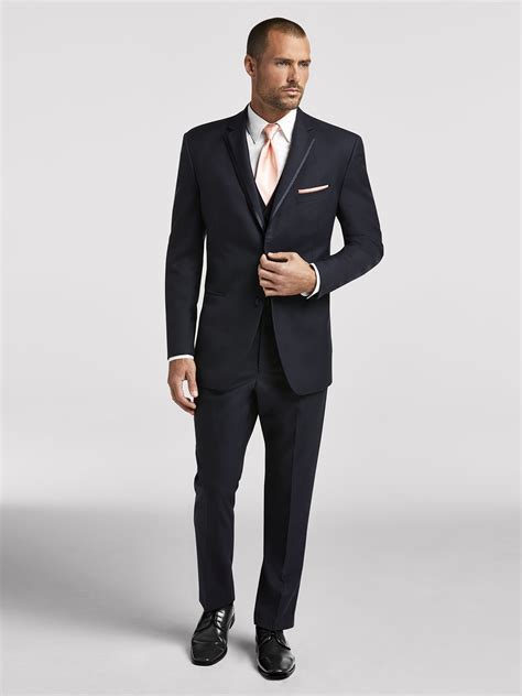 Learn how to rent a tuxedo online with men's wearhouse. Navy Blue Tuxedo by Joseph Abboud | Tuxedo Rental | Men's ...