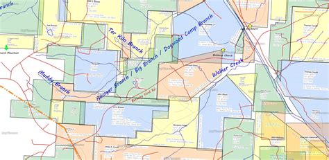 Deed Map Of Original Land Grants Wilkes County North Carolina Archives