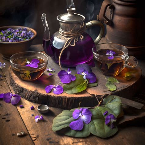 Wild Violets Tea A Sweet And Soothing Beneficial Brew
