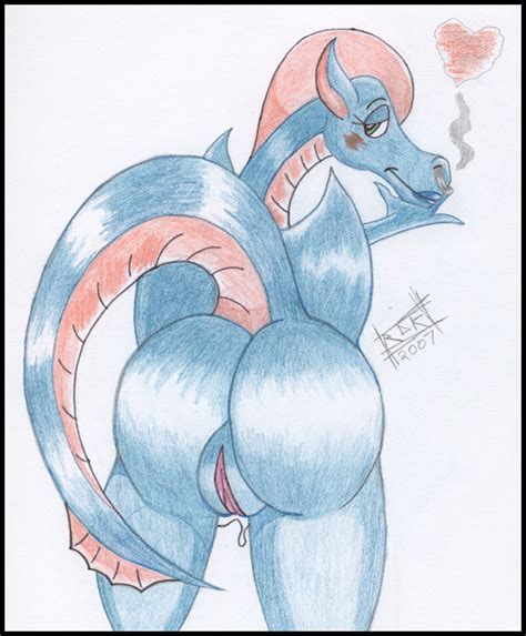 Rule 34 Ass Dragon Dulcy The Dragon Female Looking Back Pussy