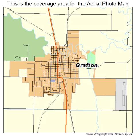 Aerial Photography Map Of Grafton Nd North Dakota