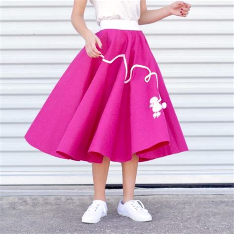 Poodle Skirt Made Everyday Poodle Skirt Pattern Poodle Skirt
