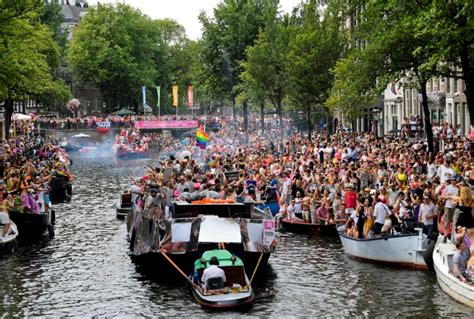 amsterdam substitutes pride walk for canal parade in 25th anniversary of gay pride reuters