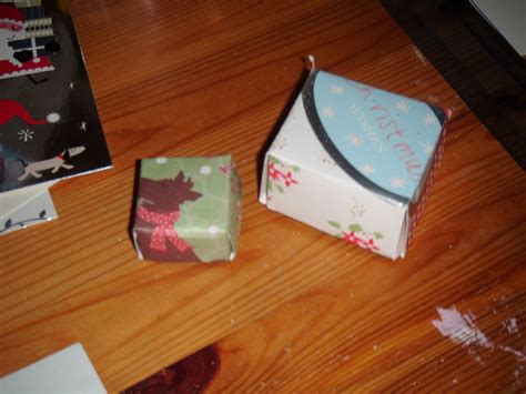 How do you make an ecard? No Glue Christmas Card Trinket Boxes · How To Make A Box ...
