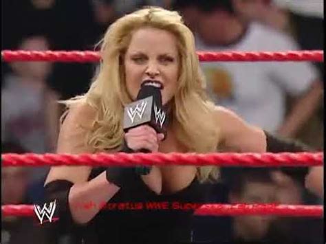 WWE Raw Trish Stratus Vs Victoria Calls Out Lita After The Match YouTube