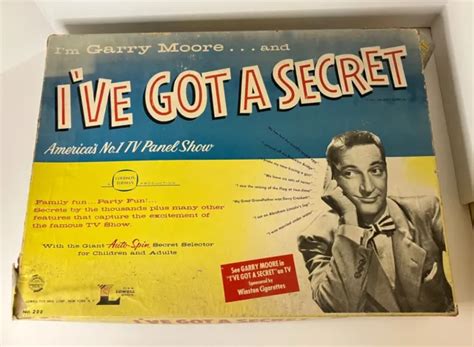 1956 Ive Got A Secret Vintage Board Game Gary Moore Rare 3995 Picclick