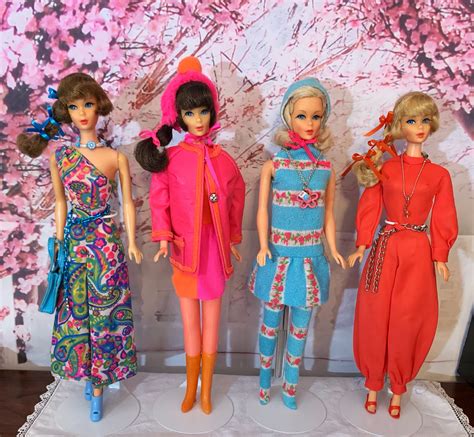 Vintage Mod Barbies Wearing Vintage Mattel Vintage Barbie Clothes