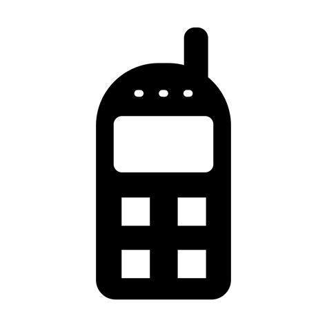 Cellular Phone Glyph Icon Design 24507471 Vector Art At Vecteezy