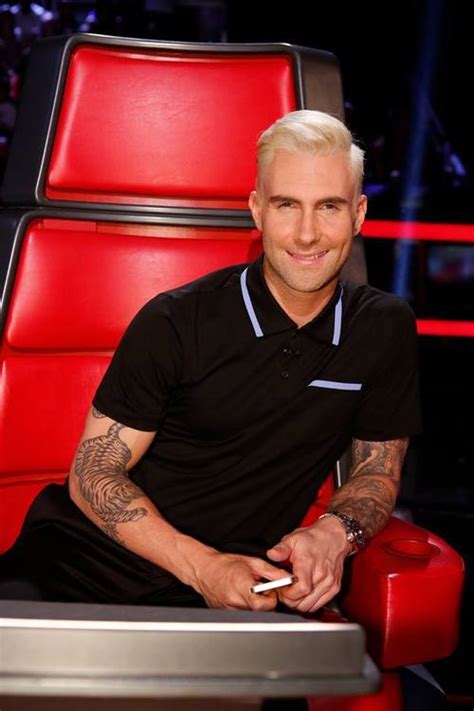 Adam Levine Debuts Blond Hair On The Voice Why He Went Blond The