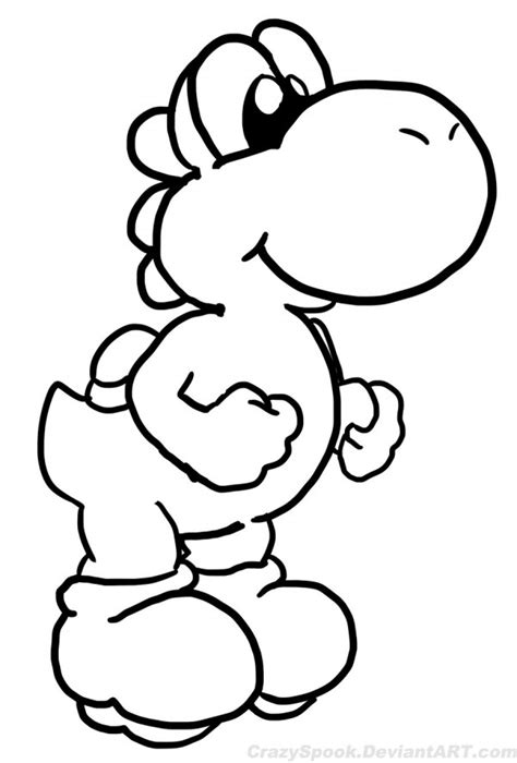 Printable mario and yoshi coloring page. Imágenes para pintar de Yoshi | Colorear imágenes