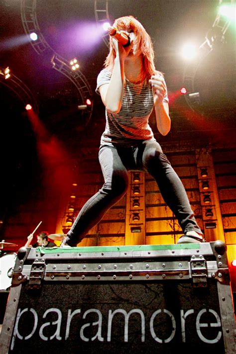 That escaped from my mouth. Paramore Picture 15 - Paramore Performing Live in Concert ...