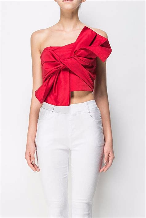 Front Bow Crop Top