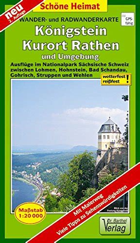 Radwander Und Wanderkarte Königstein Kurort Rathen Und Umgebung