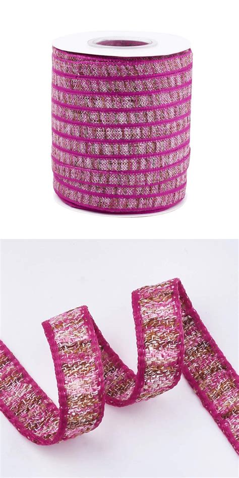 It still applies when making bows! ARRICRAFT 100yards/roll 3/8"(10mm) Polyester Ribbon ...