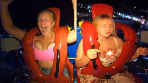 Slingshot Ride Oops Moments Compilation Funny Ride Youtube