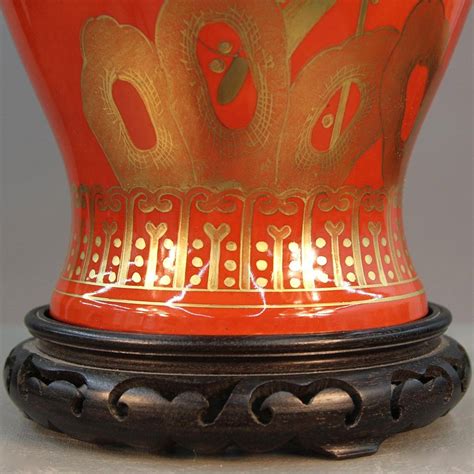 Vintage kantha quilt throw in burnt orange. Vintage Japanese Burnt Orange/Gold Ginger Jar Table Lamp at 1stdibs