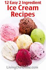 Quick Simple Ice Cream Recipes Photos