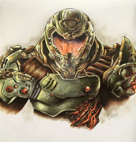 Doom Guy By Tsutsuji14 On Deviantart