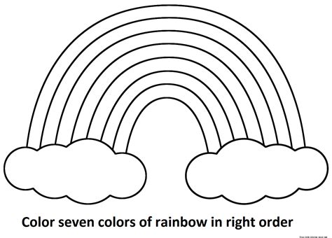 If you are looking for rainbow activities for preschoolers to help your little ones express themselves while developing their motor skills, this rainbow zentangle is the way to go. Preschool Coloring Pages Of Rainbows - Coloring Home