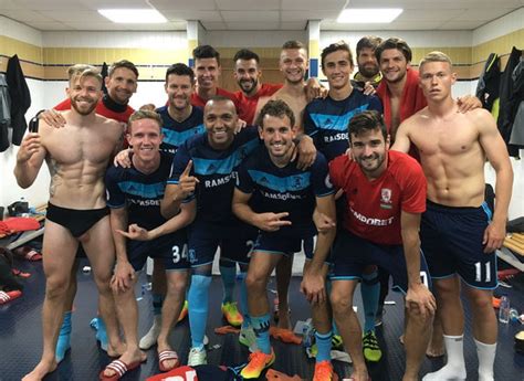 Professional Soccer Player Poses For ‘viral Dressing Room Photo With