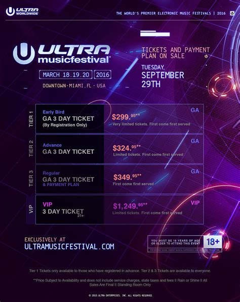 Verified customers rate ticketsmarter 4.6/5.0 stars, so you can order with confidence knowing that we stand behind you throughout your ultra music festival ticket buying experience. ULTRA Music Festival Miami Announces Ticketing Information for 2016 Edition - Ultra Music Festival