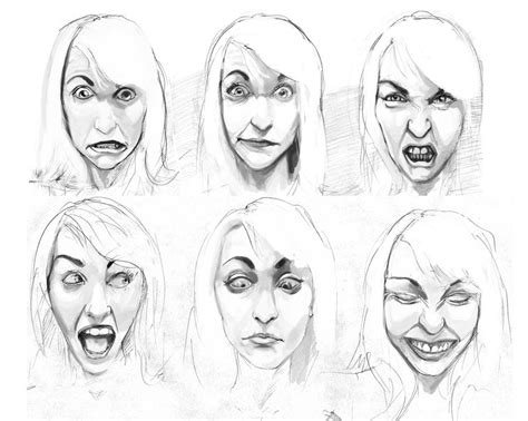 Facial Expressions By Erebus88 On Deviantart